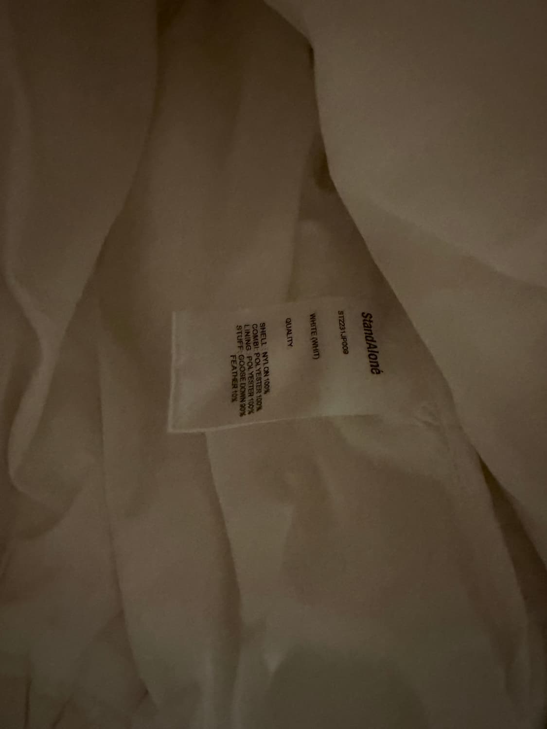 스탠드얼론 크롭 패딩 상품이미지3