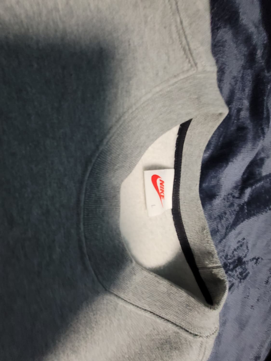 나이키 x 스투시 NRG BR 크루 플리스 그레이 L 상품이미지4