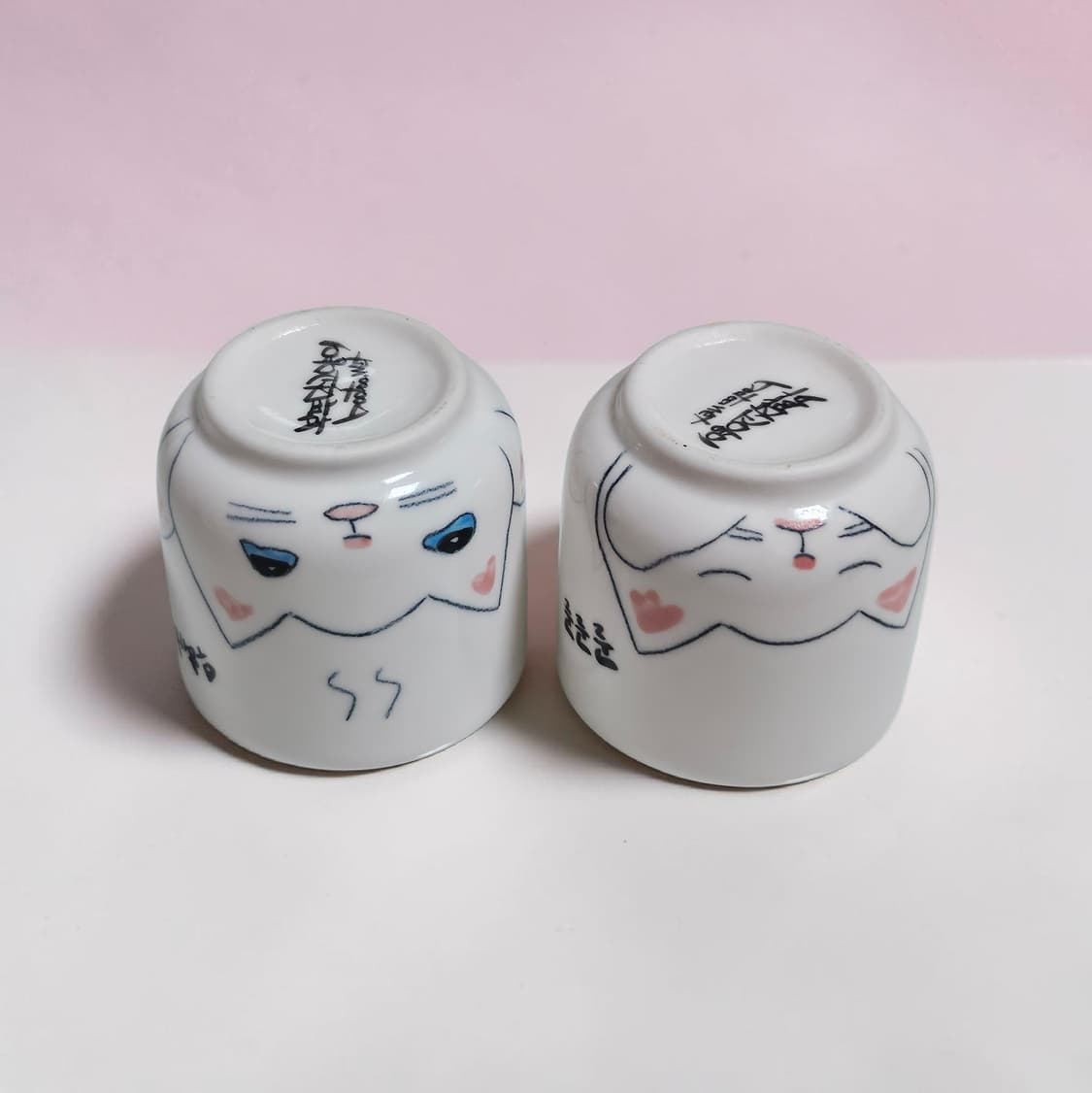 🍶 부뚜막고양이 핸드메이드 도자기 술병 술잔 5P 세트 상품이미지6