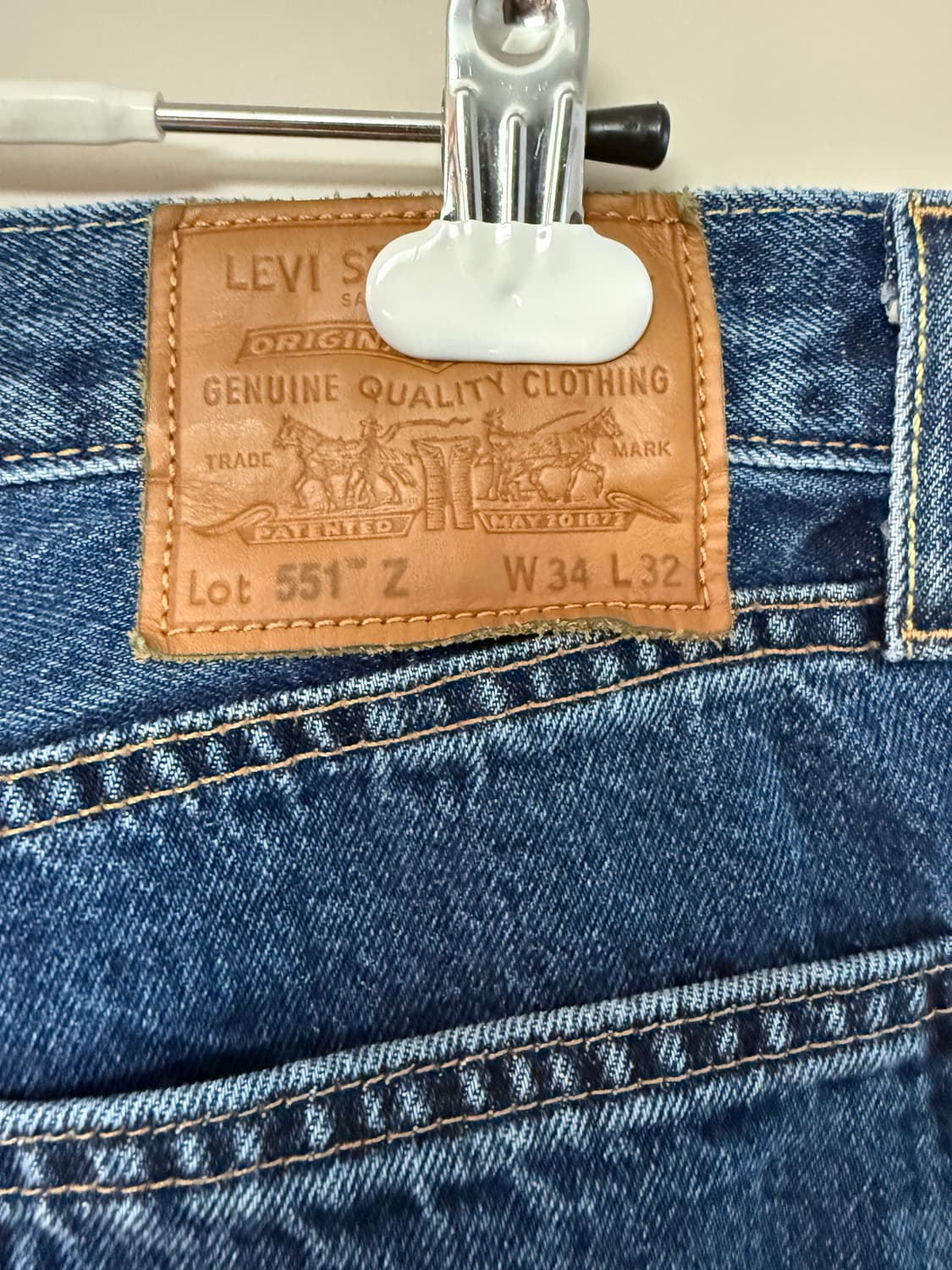 리바이스 551z 진청 34사이즈 상품이미지3