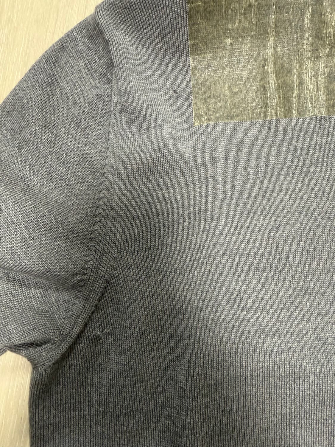 마르지엘라 레더 니트 집업 상품이미지4