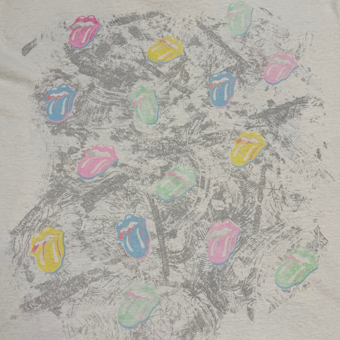 빈티지 80s 롤링스톤즈 Steel Wheels 티셔츠 상품이미지4