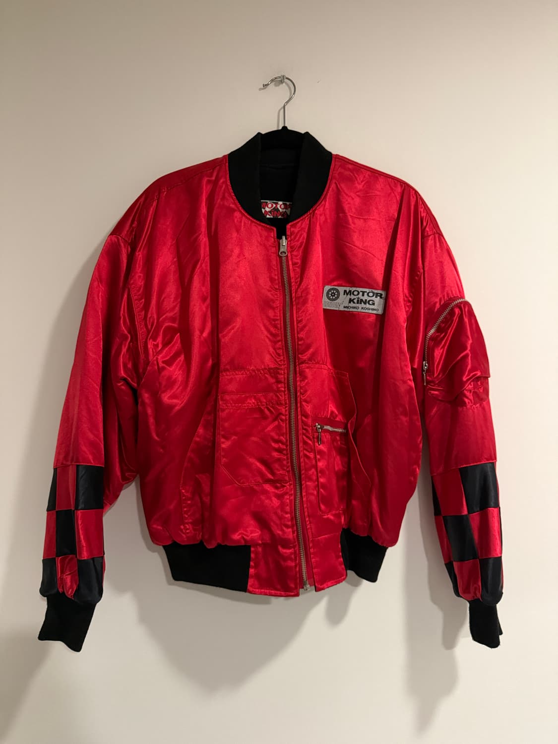 미치코 코시노 런던의 'MOTOR KING' 나일론 봄버 재킷 상품이미지1