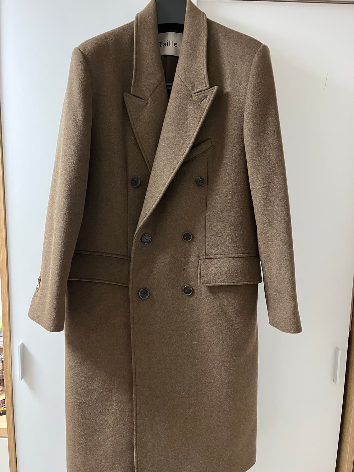 [타일레]시그니처 테일러드 코트_카키 브라운 (1) 상품이미지1