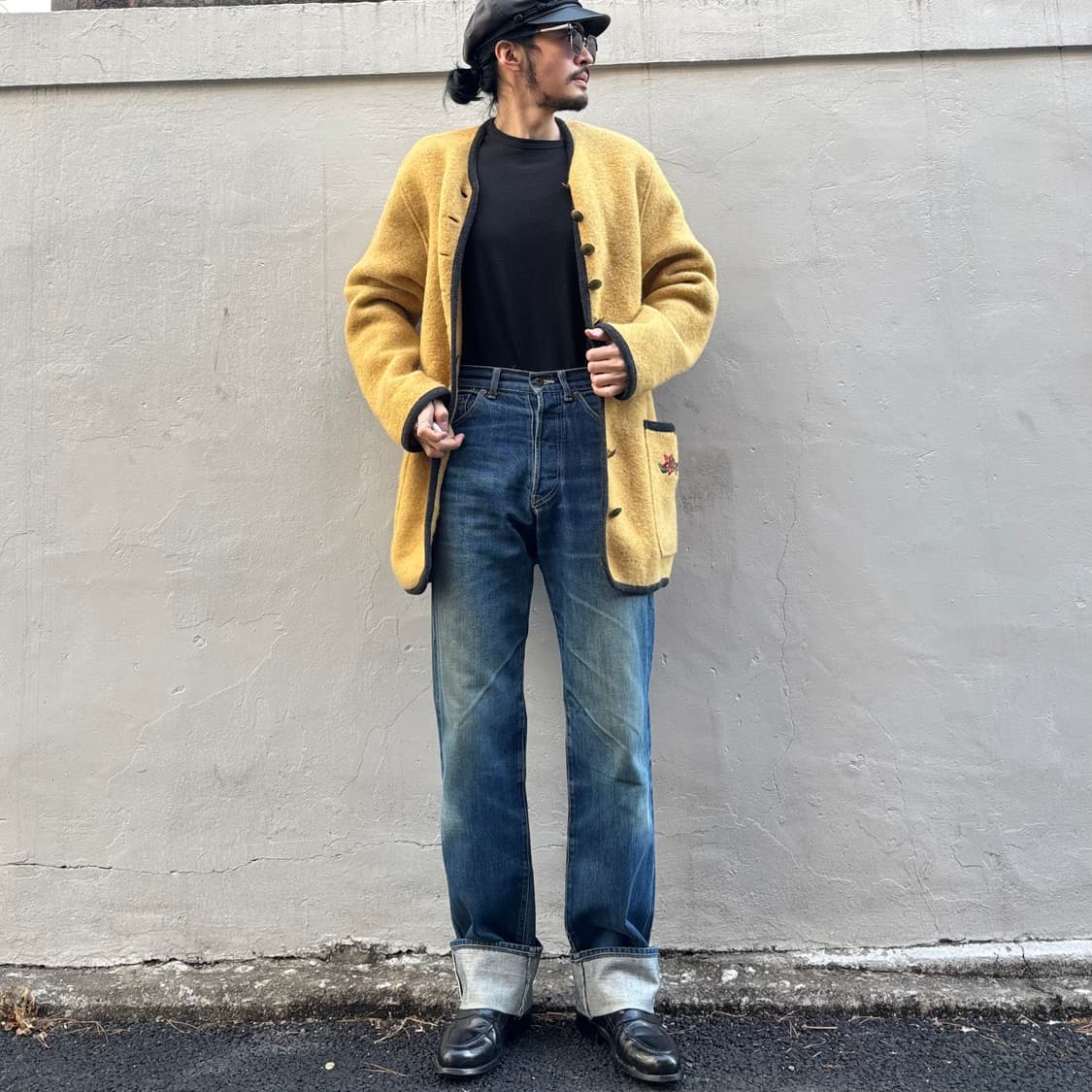 일본 에비수 신치백 셀비지 데님 팬츠 상품이미지1