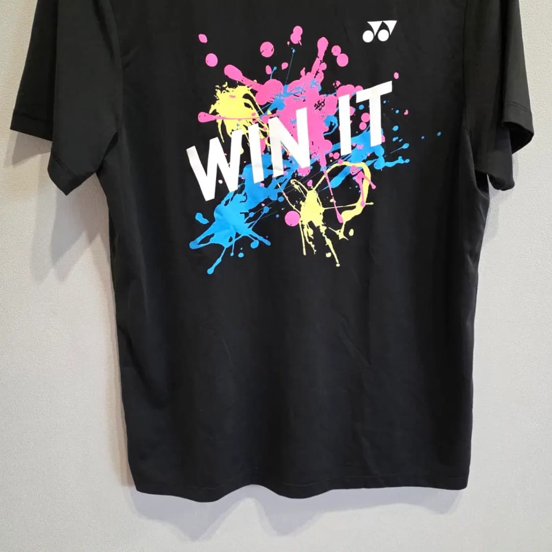 요넥스 WIN IT 블랙 반팔 티셔츠 95 상품이미지2