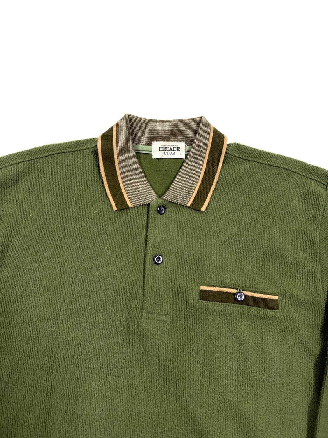 DECADE CLUB 빈티지 니트 폴로 셔츠 상품이미지2