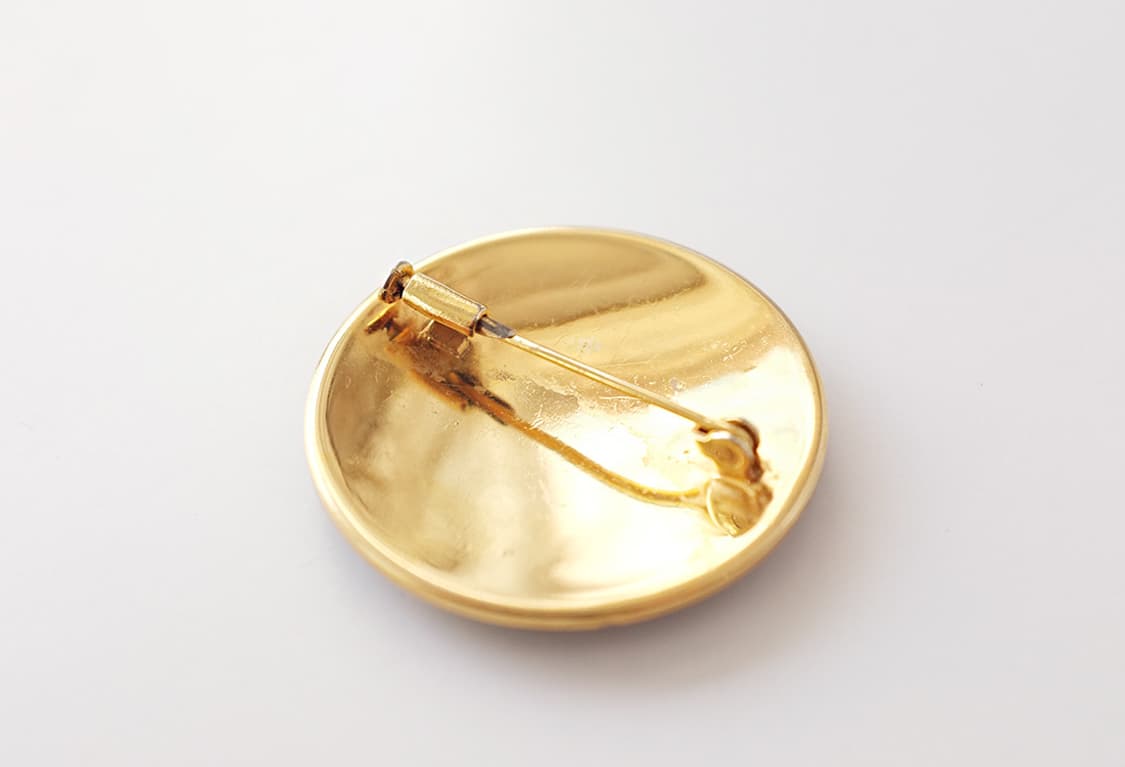 18-24k 골드 상감 전통기법 수제작 Damascene 빈티지브로치 상품이미지6