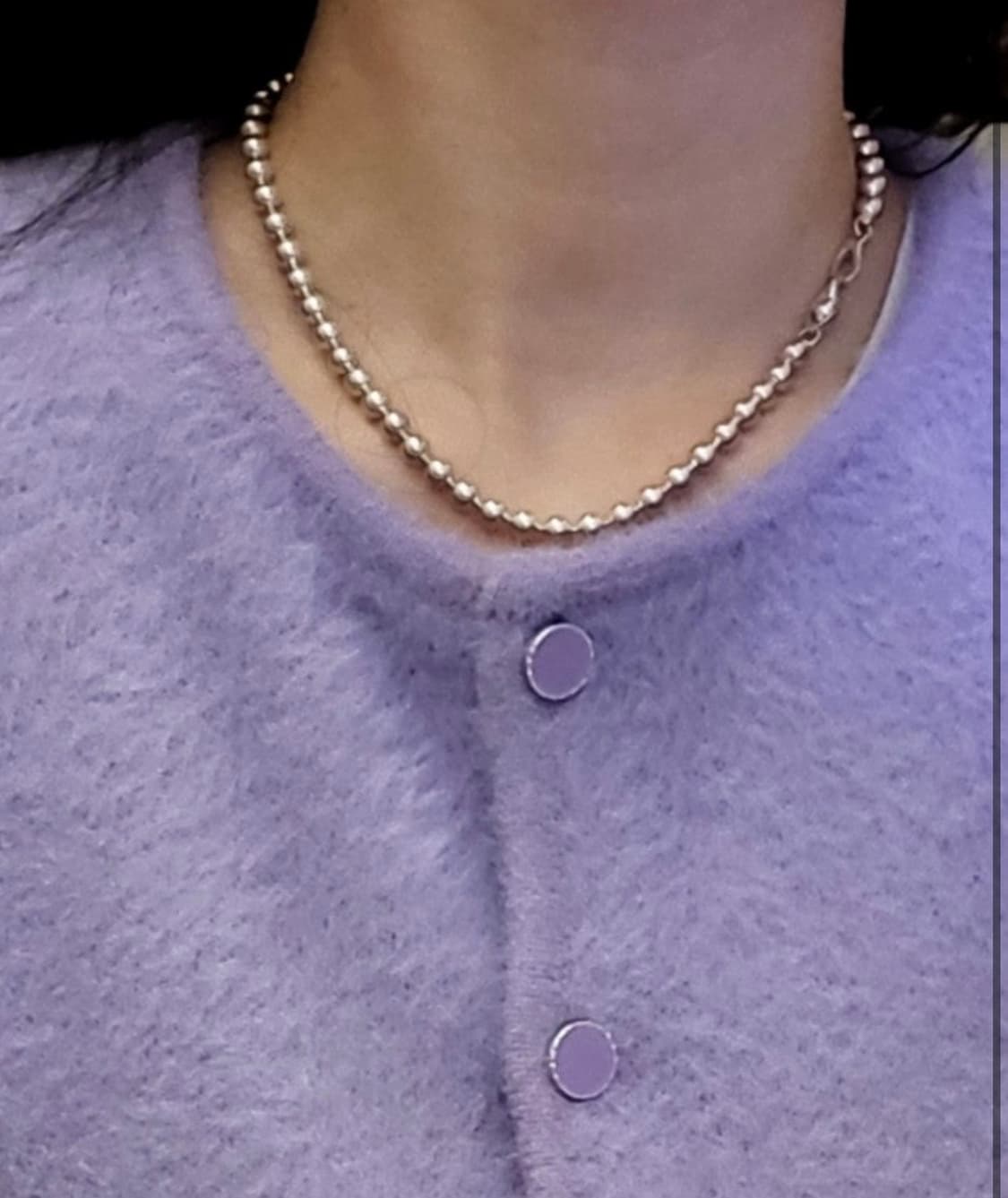 콜드프레임 에브리데이 실버 볼 목걸이 420mm 상품이미지7