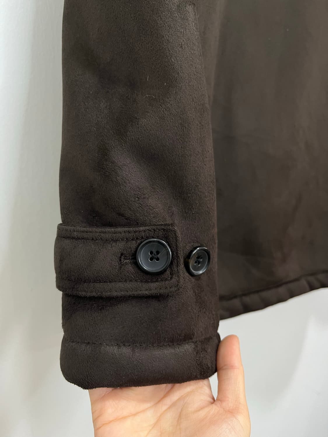 일본 빈티지 모리걸 브라운 무스탕 후드 코트 상품이미지9