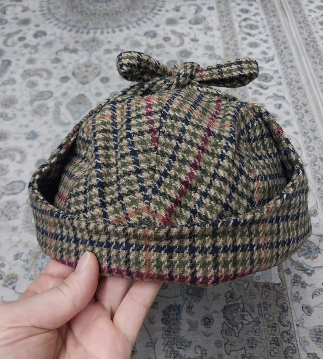 브라운 햇  비스포크 디어스토커 셜록홈즈 모자 상품이미지4