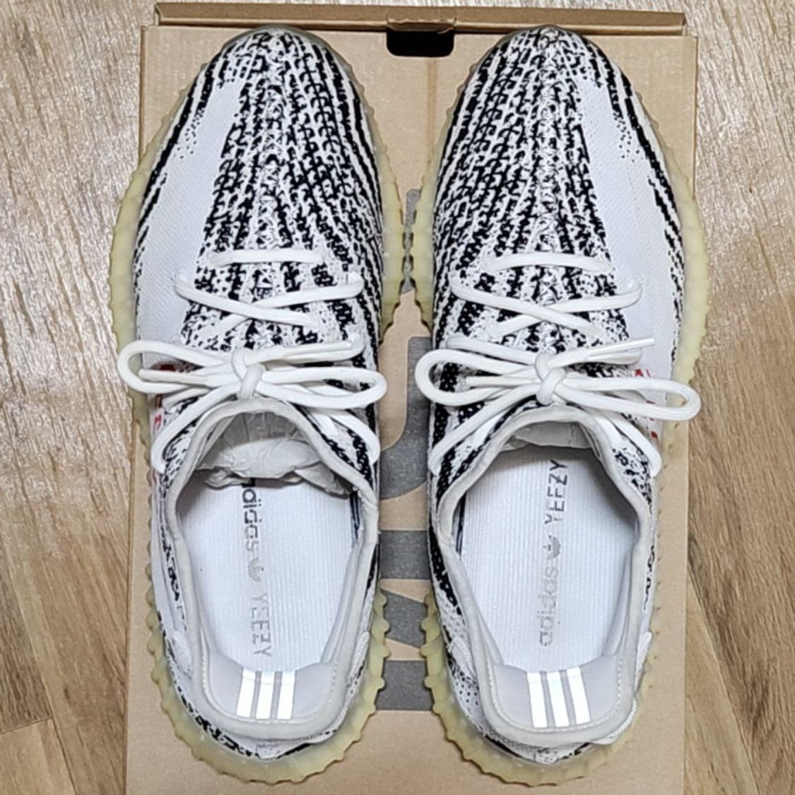 아디다스 290 이지부스트 지브라 350V2 상품이미지5