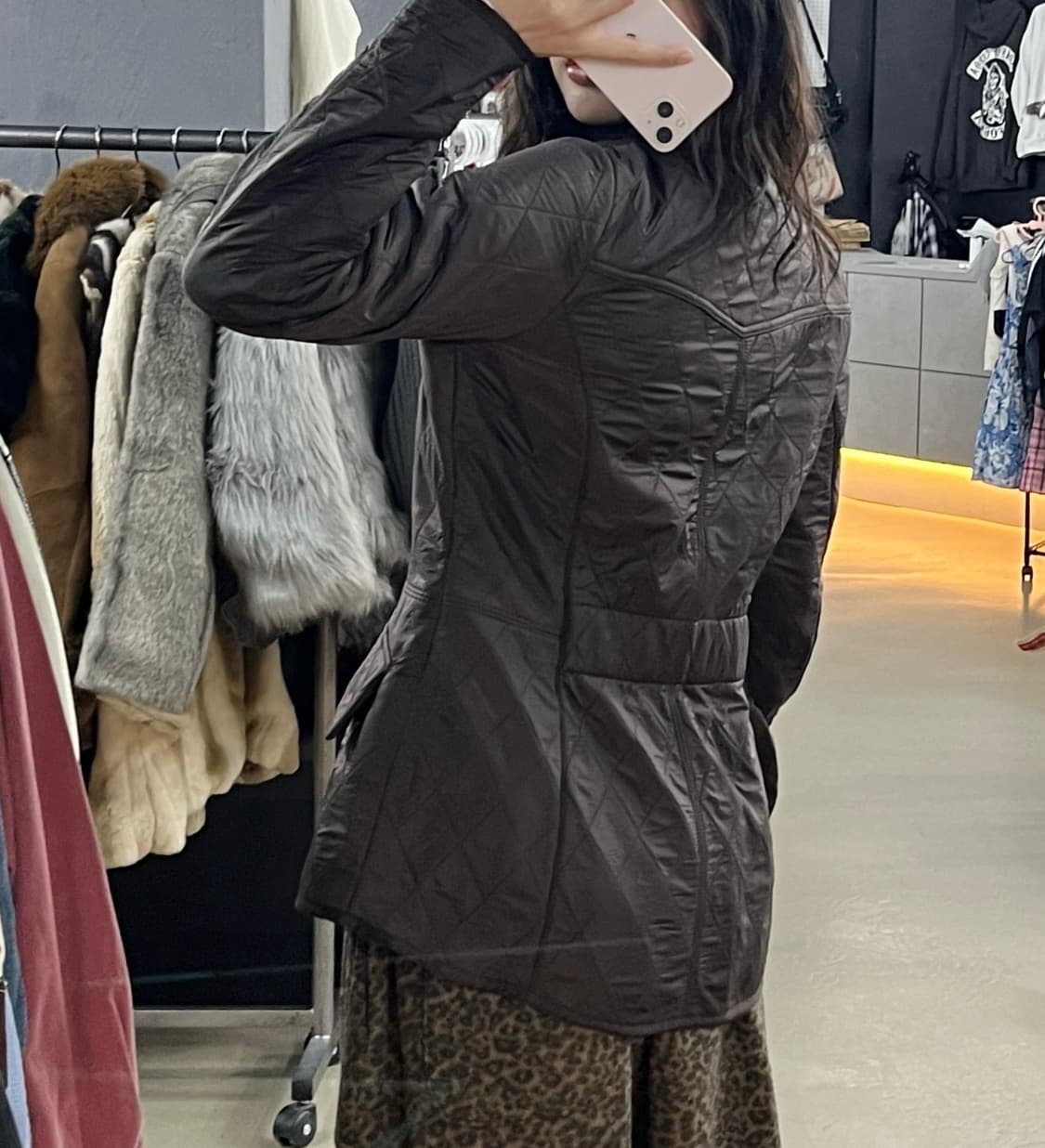 바버 퀄팅 자켓 상품이미지3