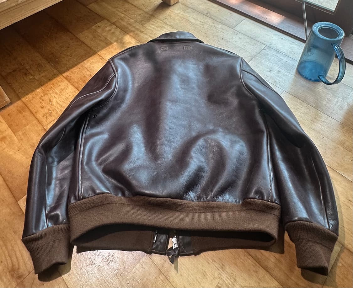 VELUOKLDLY A-2 자켓 (말가죽) m사이즈 상품이미지4