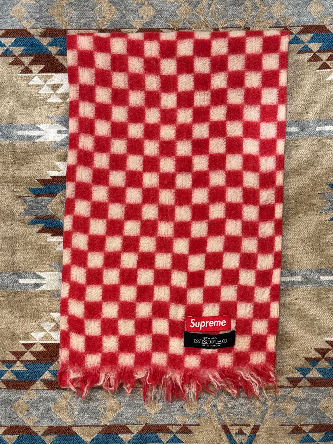 [OS] 슈프림 체커보드 울 스카프 (머플러) 상품이미지7