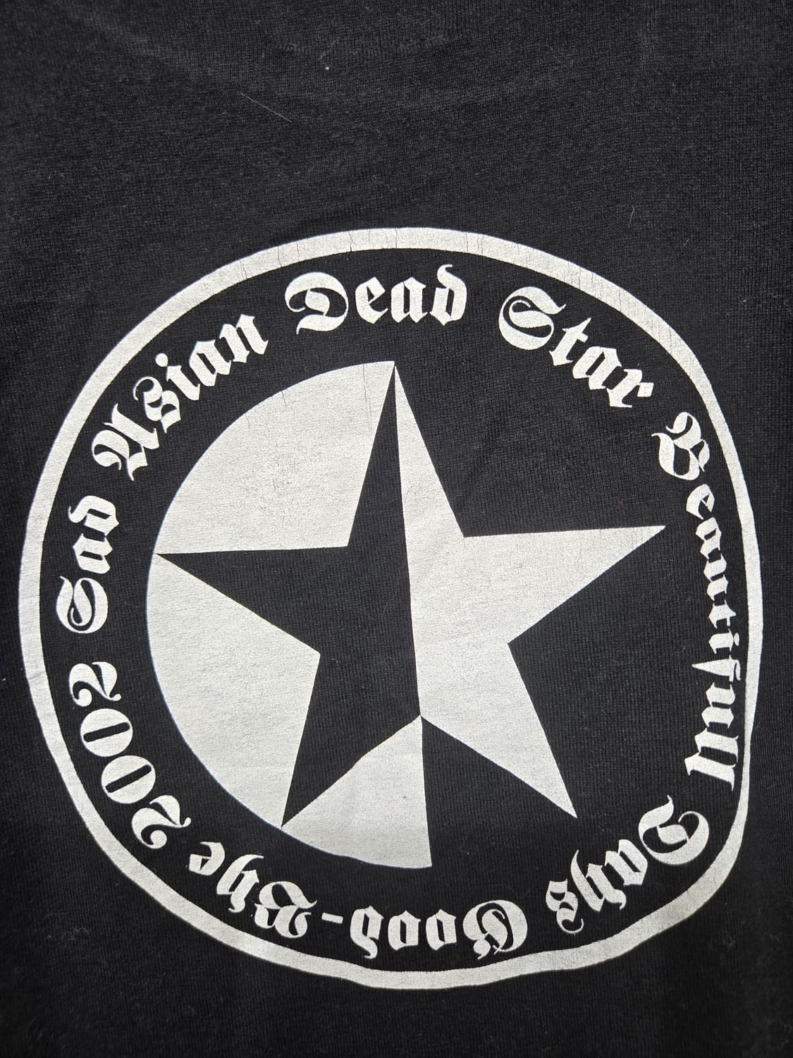 세즈 SAD ASIAN DEAD STAR 블랙 반팔 티셔츠 상품이미지7
