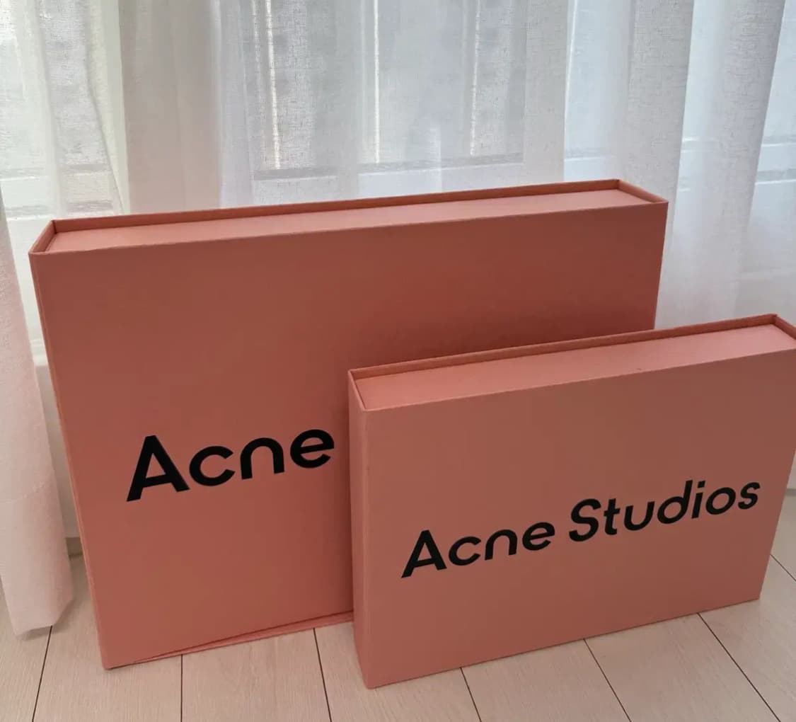 아크네 스튜디오 기프트 박스 패키지 스카프 머플러 니트 데님 쇼핑백 상품이미지1