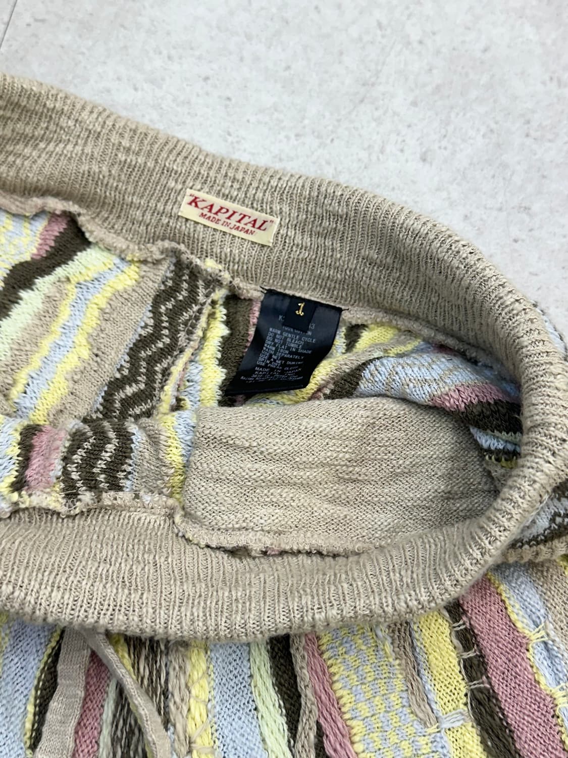 Kapital 7G Knit Gaudy Flare Pants 캐피탈 상품이미지3