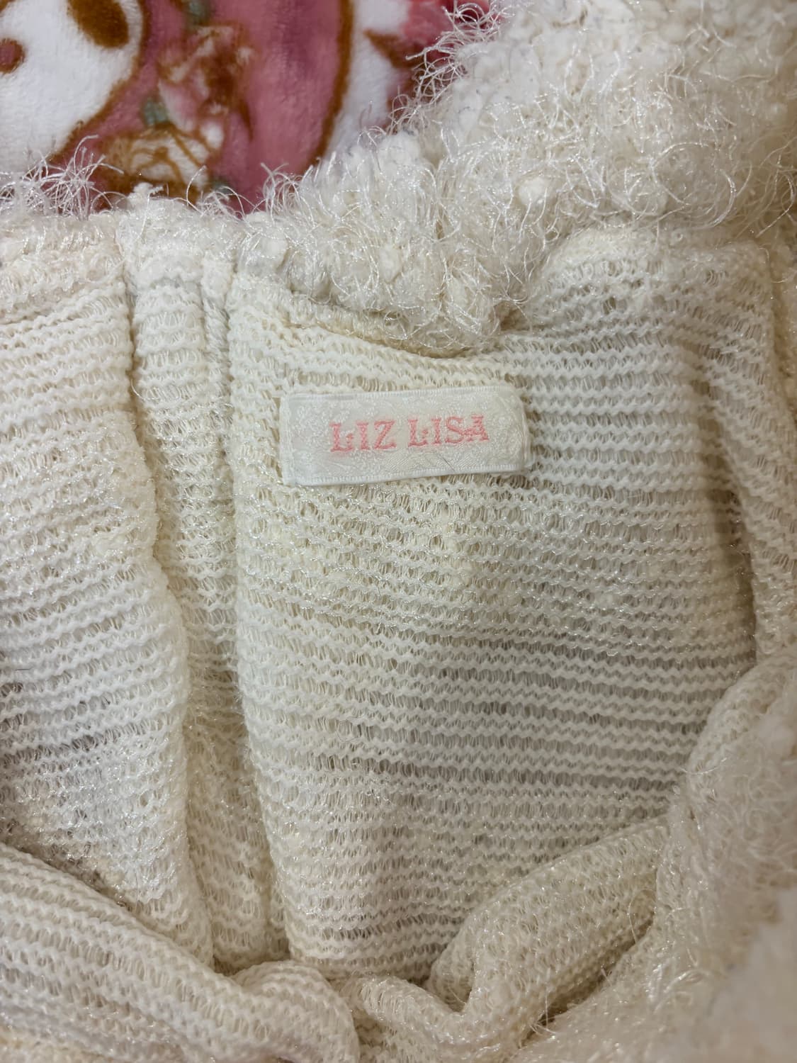 유진빈티지 리즈리사 리본 오프숄더 백 장미단추 상품이미지3