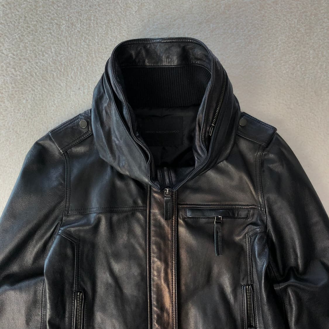 데무 이태리 레더자켓  상품이미지3