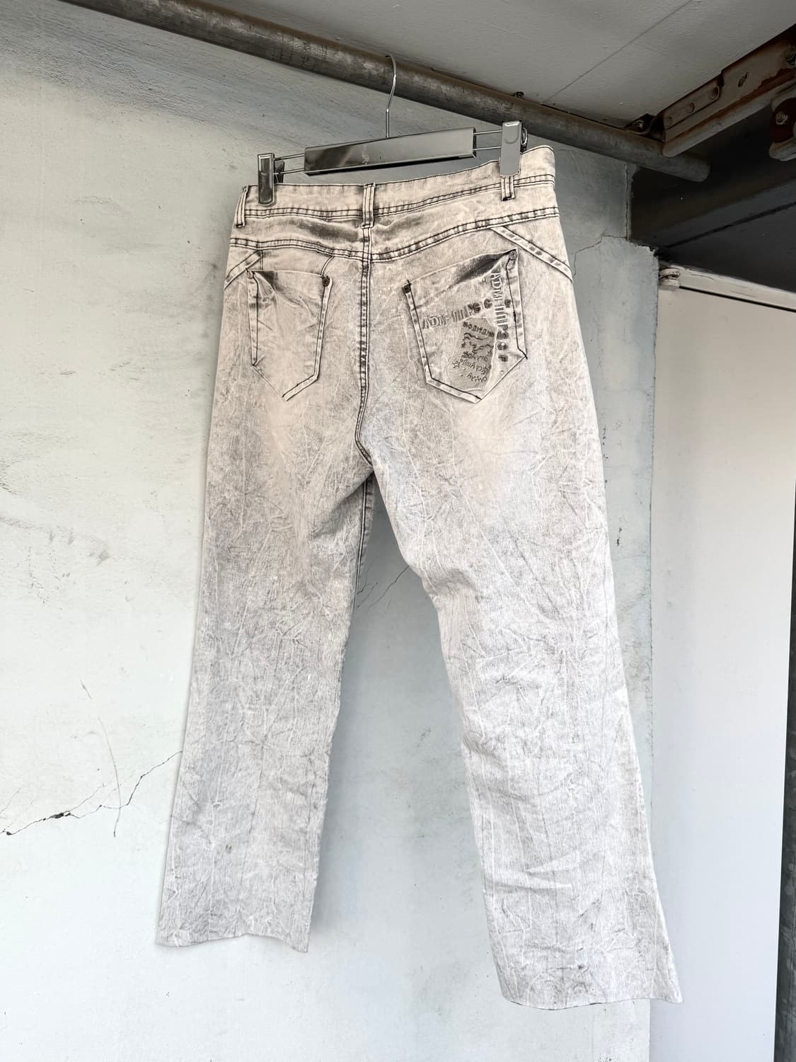 White gray washed pants 상품이미지5