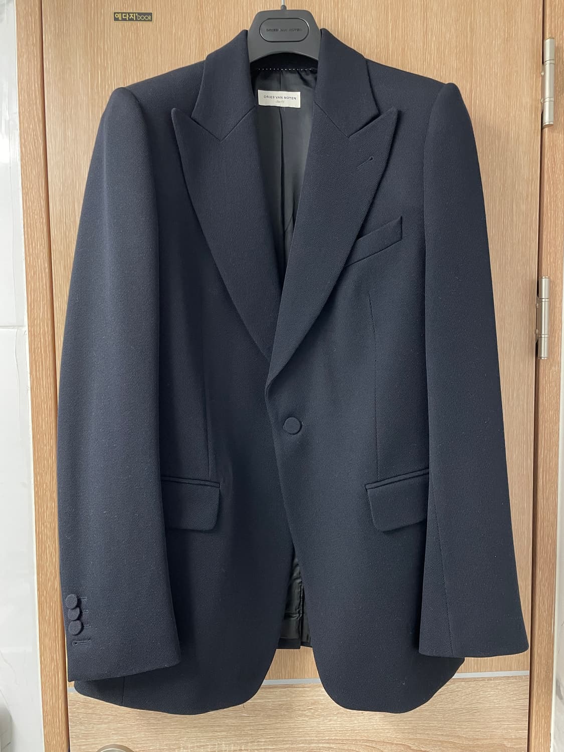 DRIES VAN NOTEN Black Twill Blazer 상품이미지1