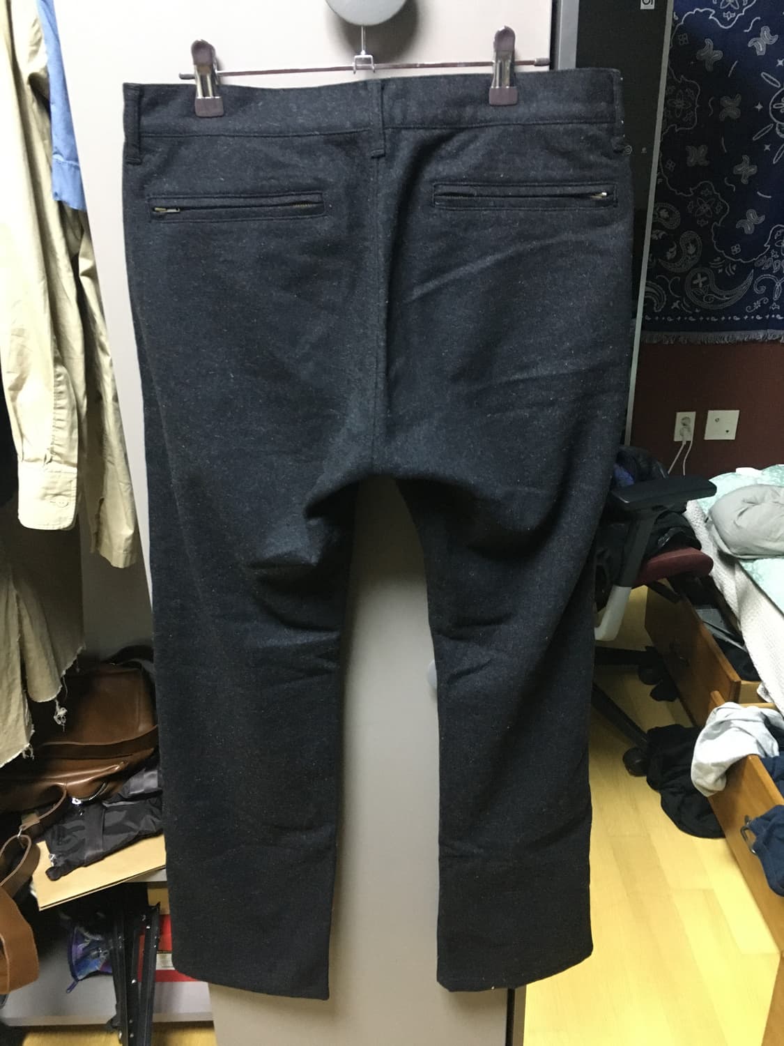 꼼데가르송 옴므 울 팬츠 상품이미지4