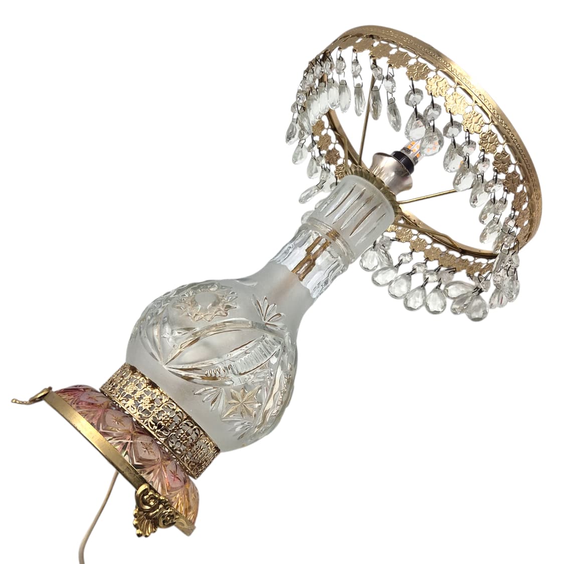 70s 체코 엔틱 샹들리에 대형 스탠드 조명 상품이미지6