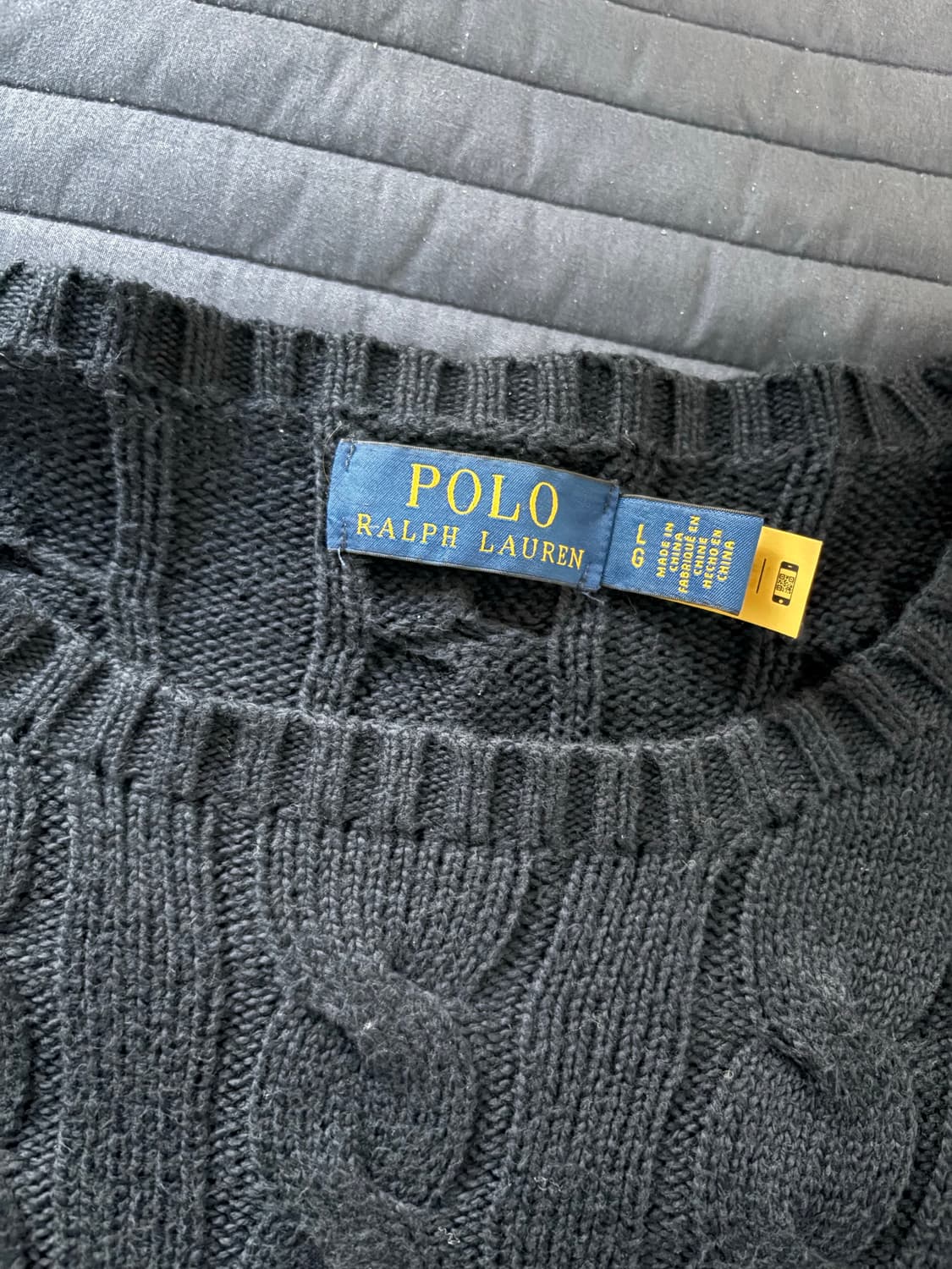 폴로 케이블 니트 상품이미지3