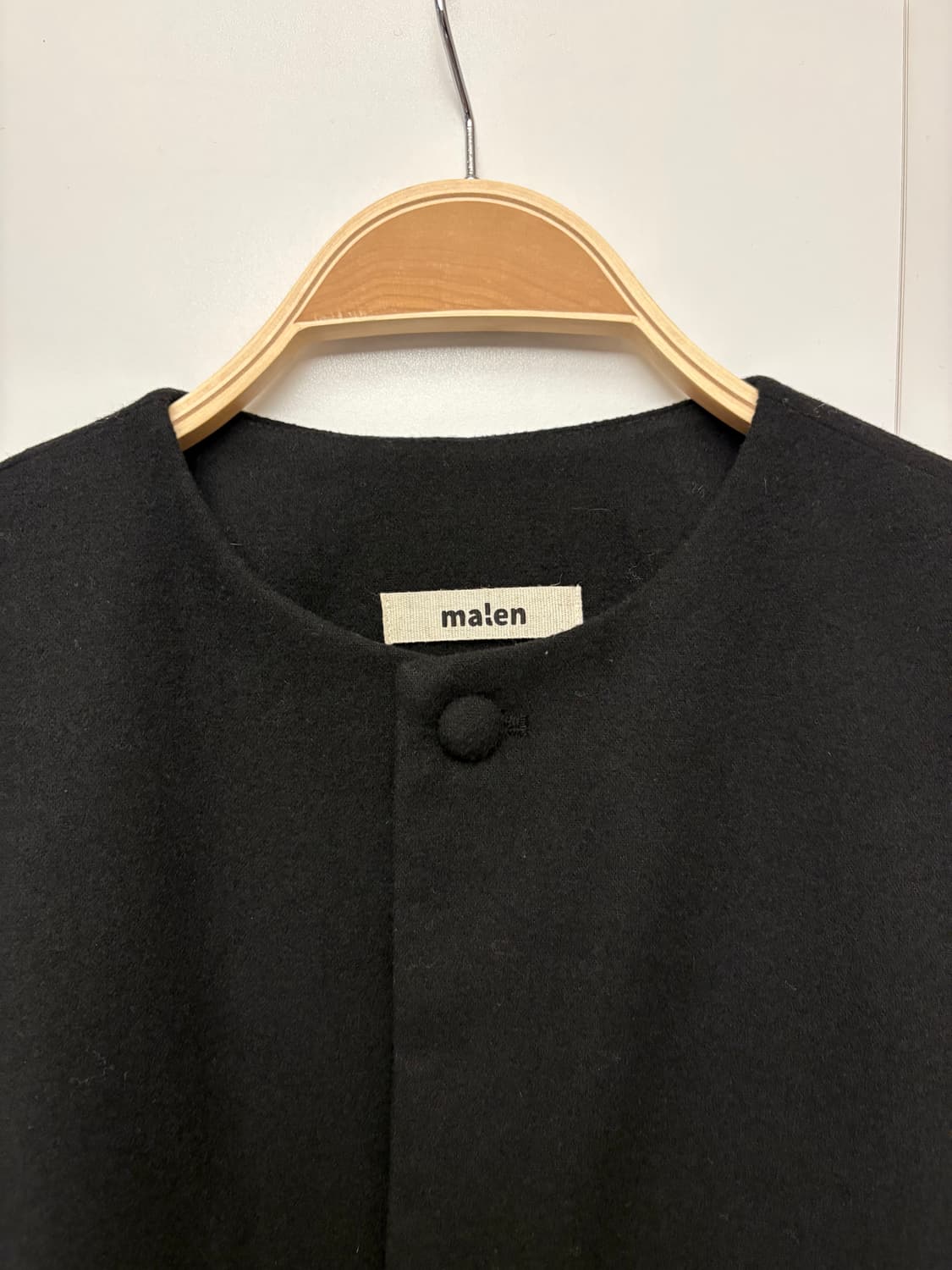 말렌 울 루프 자켓 블랙 상품이미지4