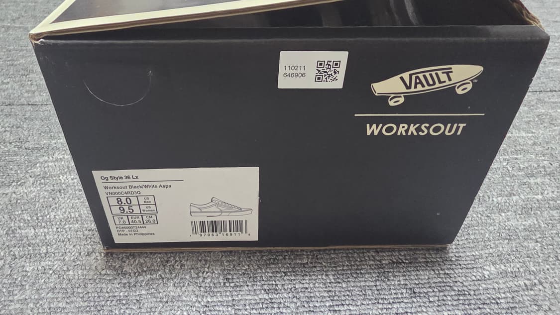 반스 볼트x 웍스아웃 스타일36(260사이즈) 상품이미지1