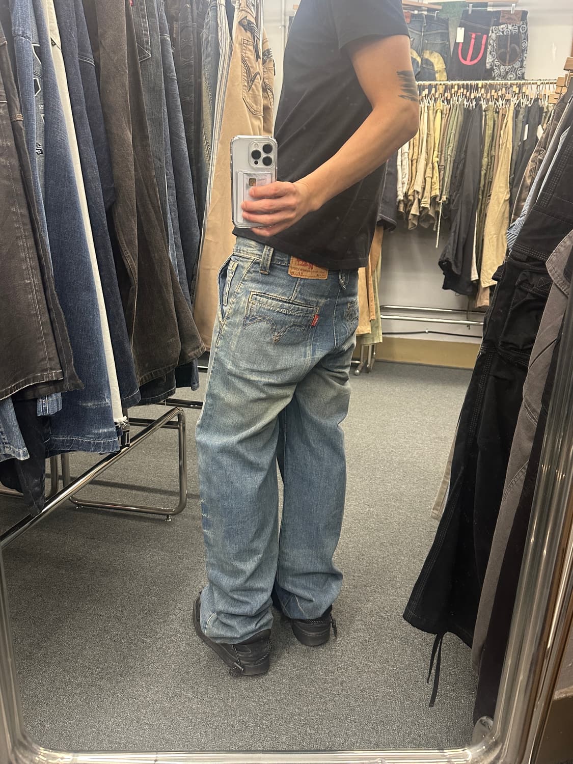 31) 리바이스 910 빈티지 와이드 데님팬츠 상품이미지1