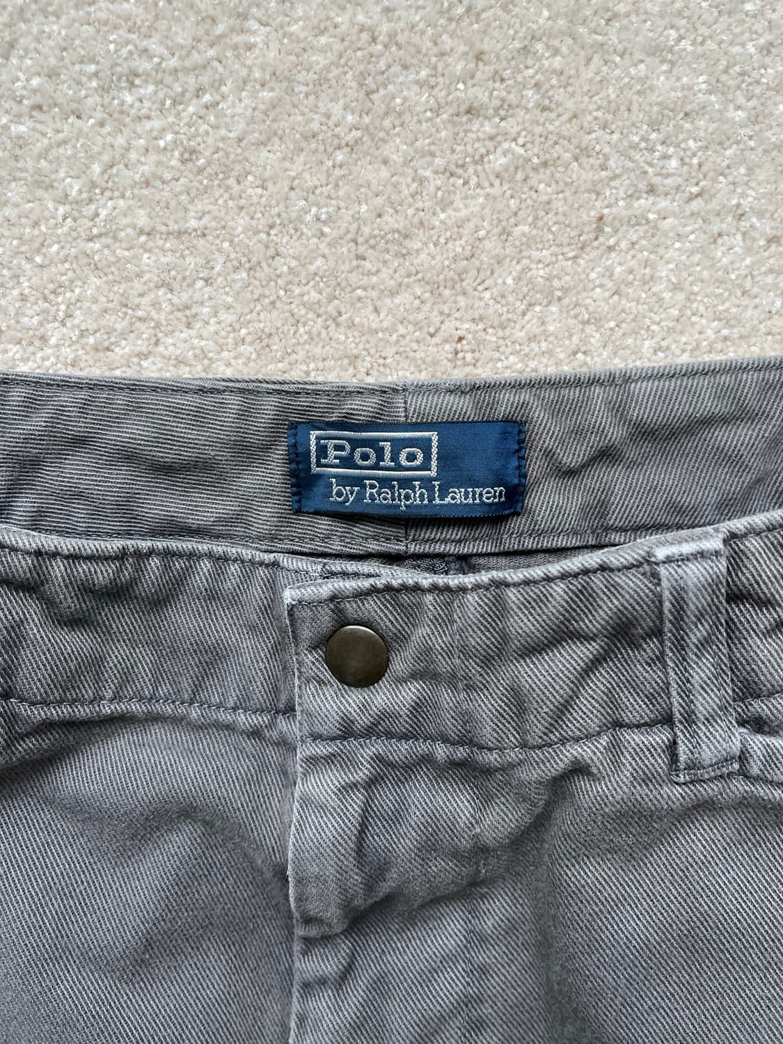 폴로 랄프로렌 워시드 블랙 팬츠 (31-32) 상품이미지4