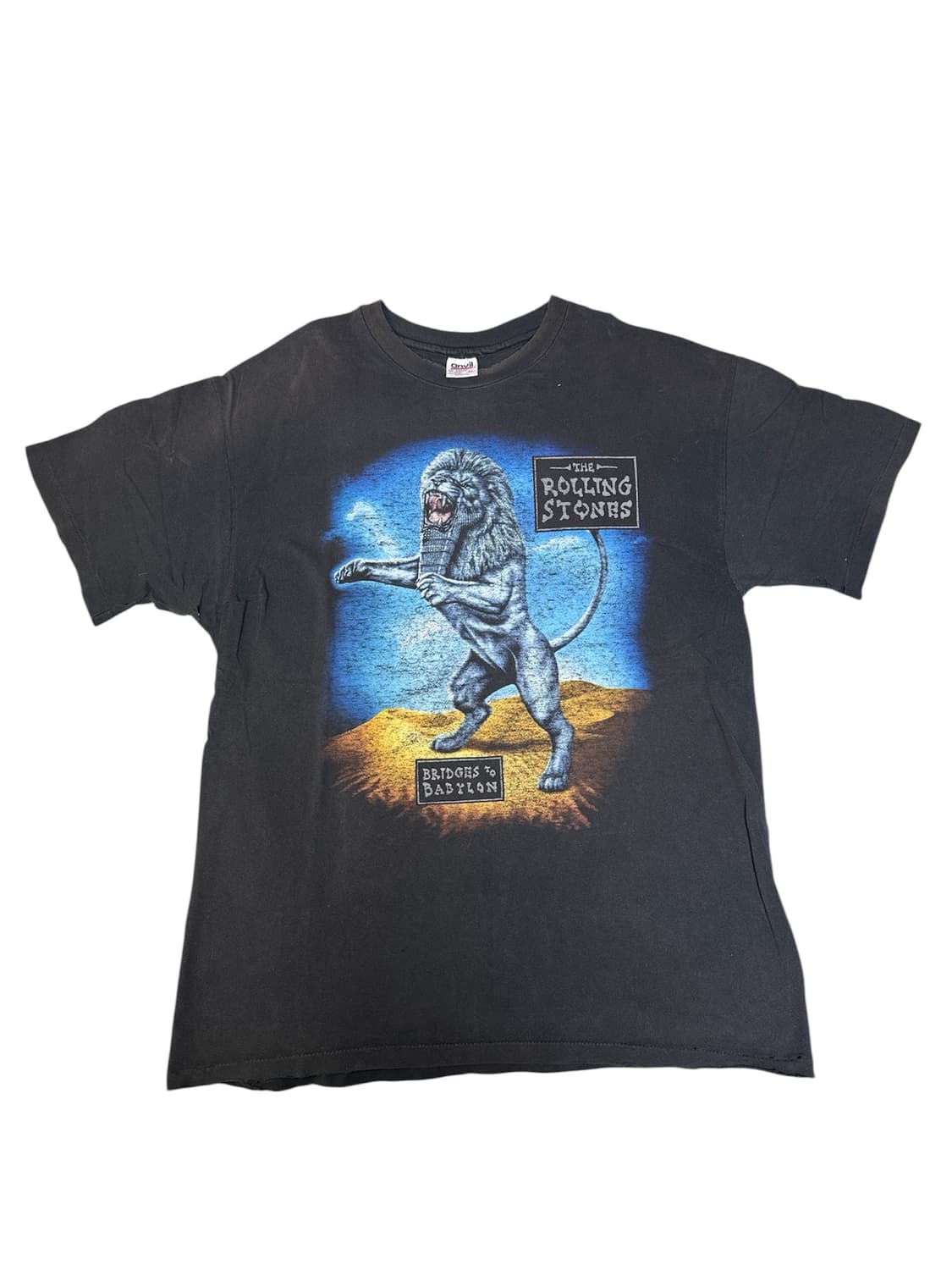 빈티지 90s 롤링스톤즈 BRIDGES TO BABYLON 티셔츠 XL 상품이미지1