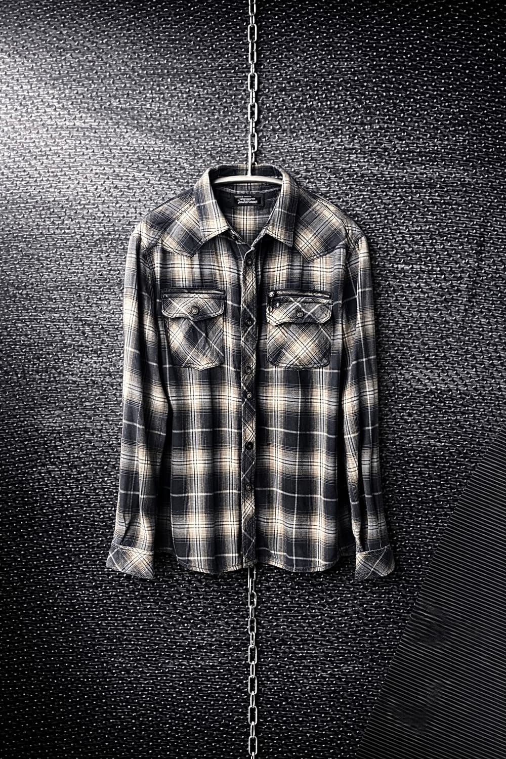 Doublefocus 플란넬 체크 셔츠 상품이미지1