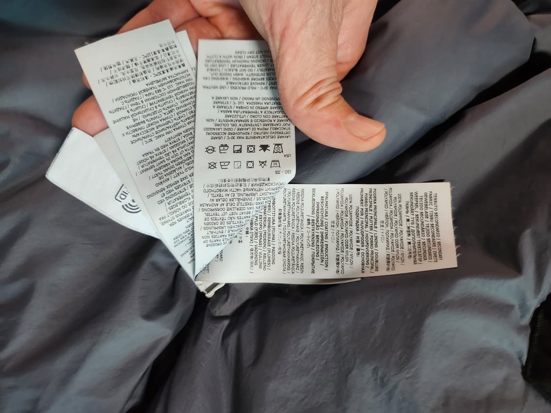 [M]스톤아일랜드 23fw 크링클랩스 논후드 리드그레이 상품이미지7