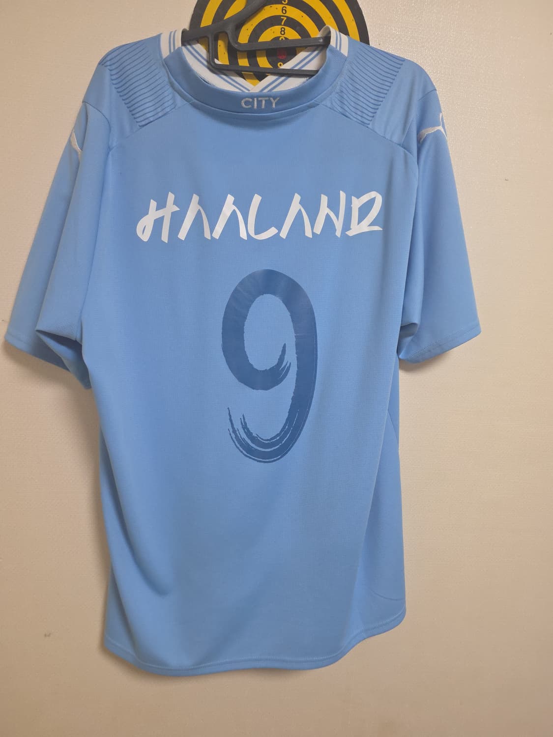 맨시티 내한 한정판 유니폼 xl 홀란마킹 상품이미지2