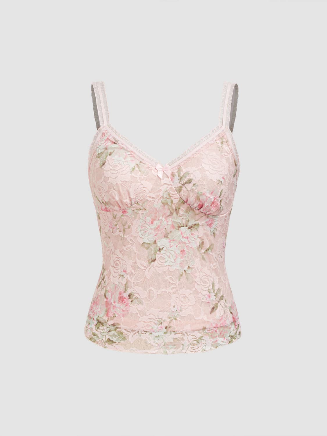 샵사이다 pink flower cami top 상품이미지1