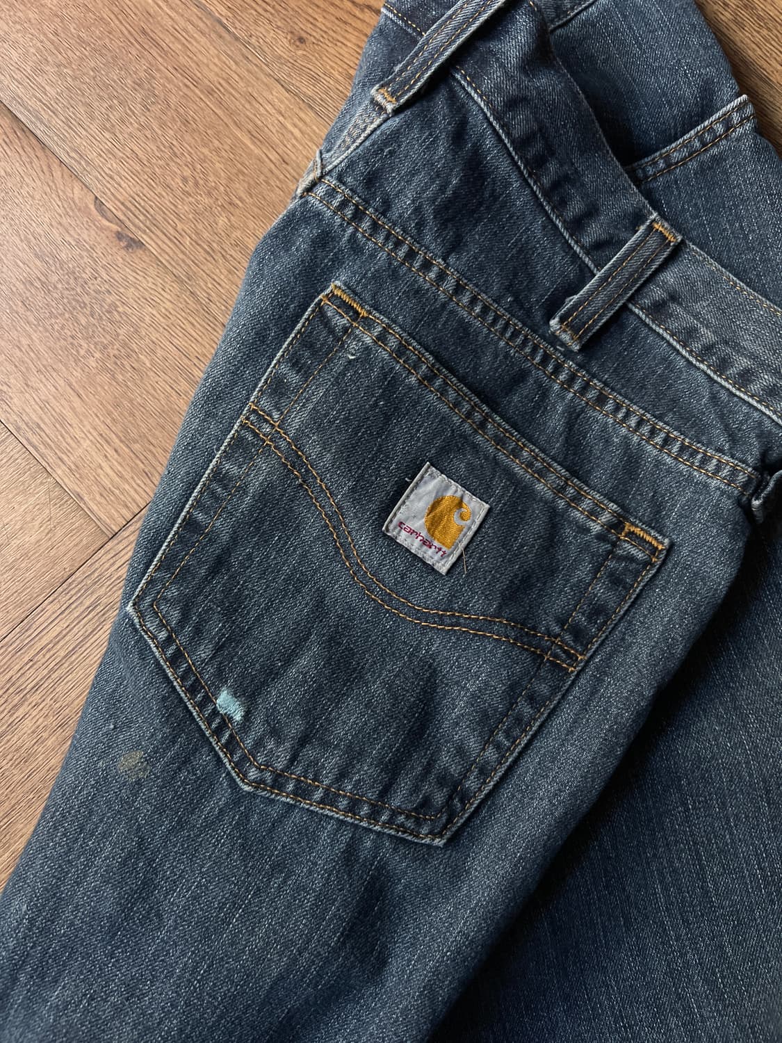 [33]칼하트 릴렉스핏 워크 데님 팬츠 상품이미지7