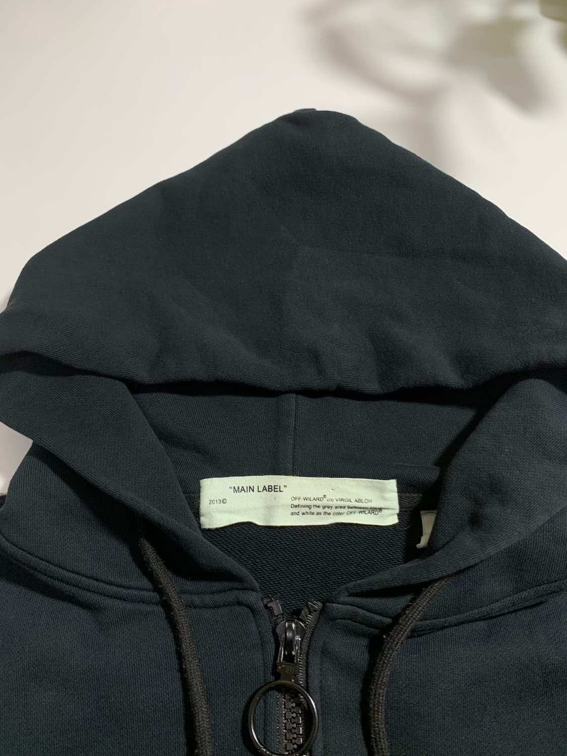 오프화이트 테이프 애로우 후드집업 XL 상품이미지4