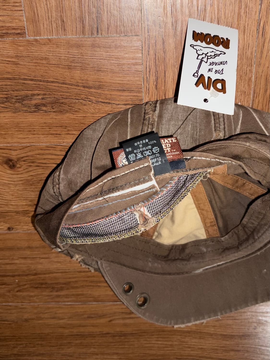 빈티지 워시드 아일렛 뉴스보이캡 상품이미지7