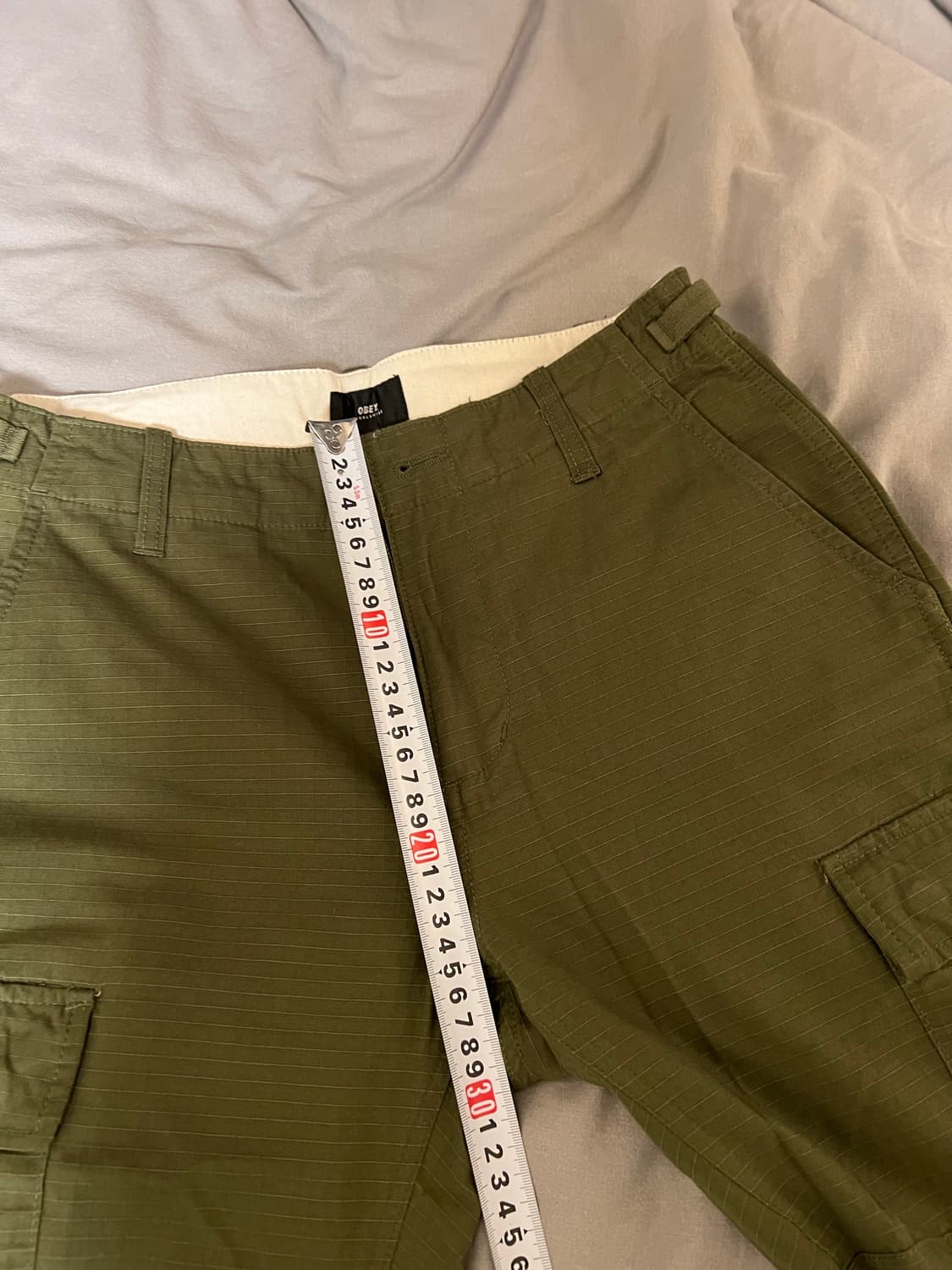 오베이 obey 올리브그린 카고바지 28 상품이미지7