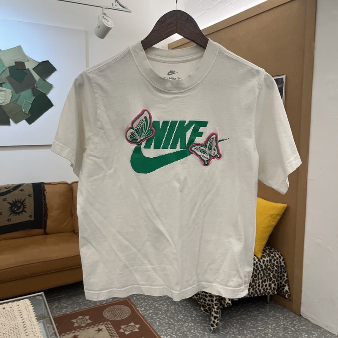 나이키 레트로 Y2K 키치 나비 프린팅 반팔티 S C10371 상품이미지3