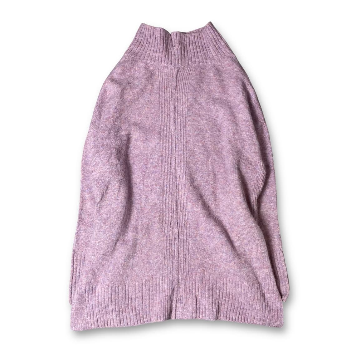JPN 핑크퍼플 보카시 하이넥 긴팔 니트 상품이미지2