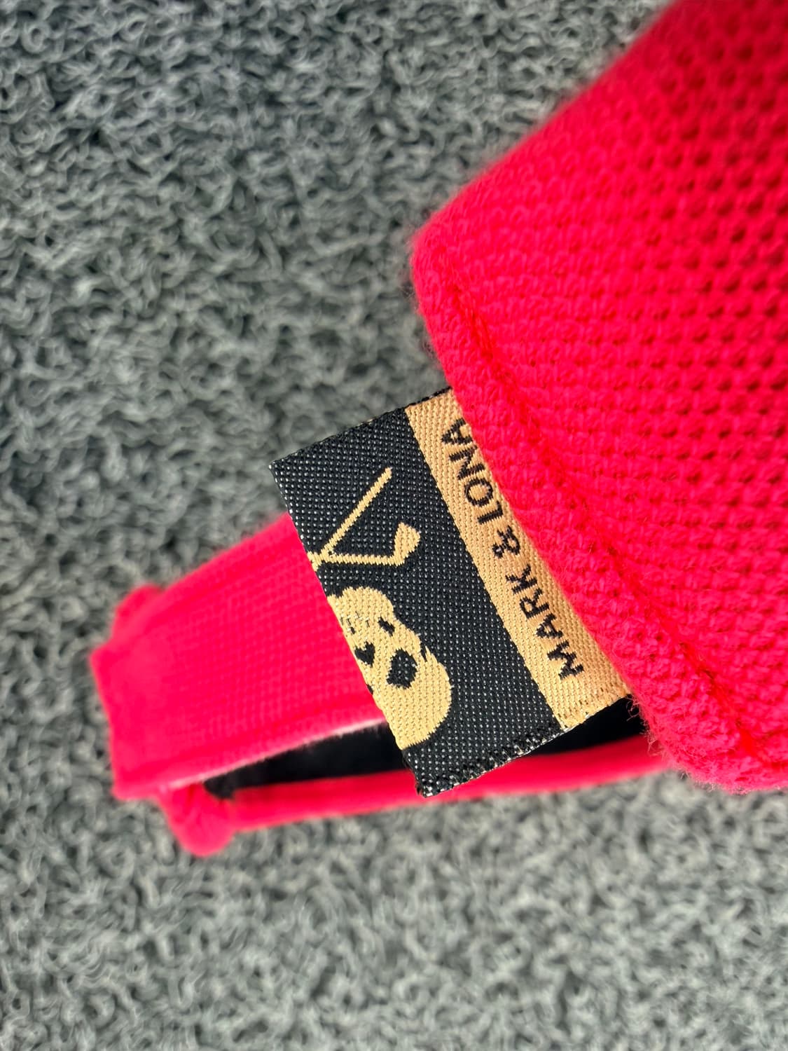 마크앤로나(Mark & Lona) 라인스톤 로고 골프 바이저 - 핫핑크/ 상품이미지6