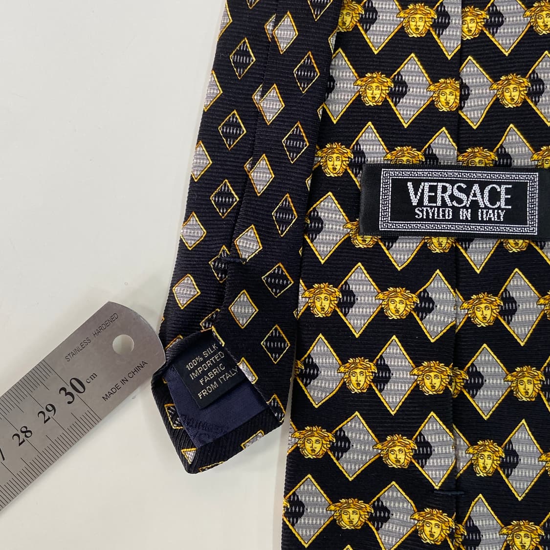Versace 베르사체 모노그램 정품 명품 넥타이 상품이미지6