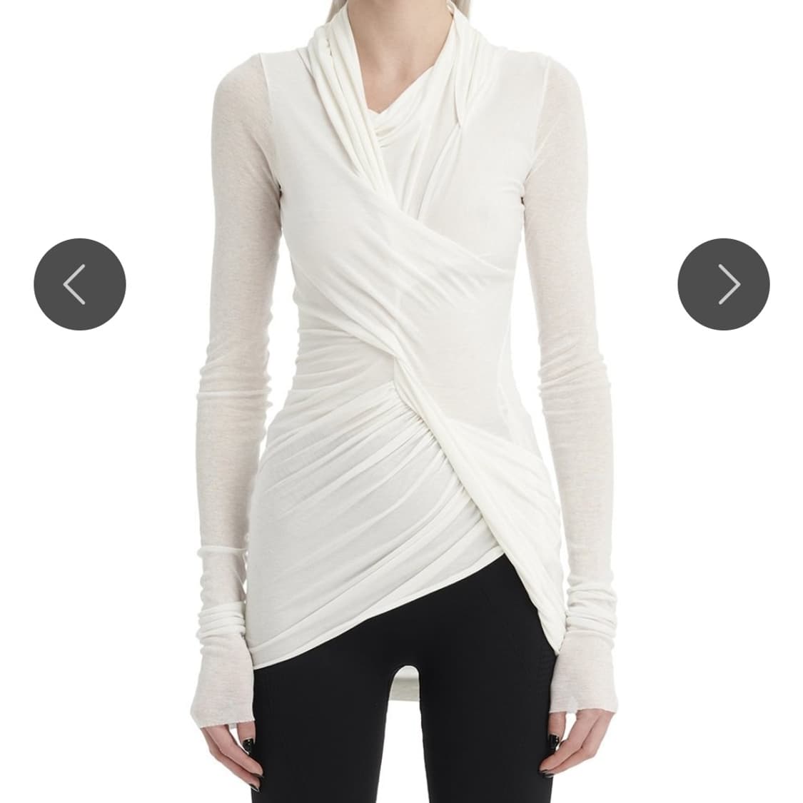 [40] 2015ss 릭오웬스 릴리 탑 블랙 상품이미지8