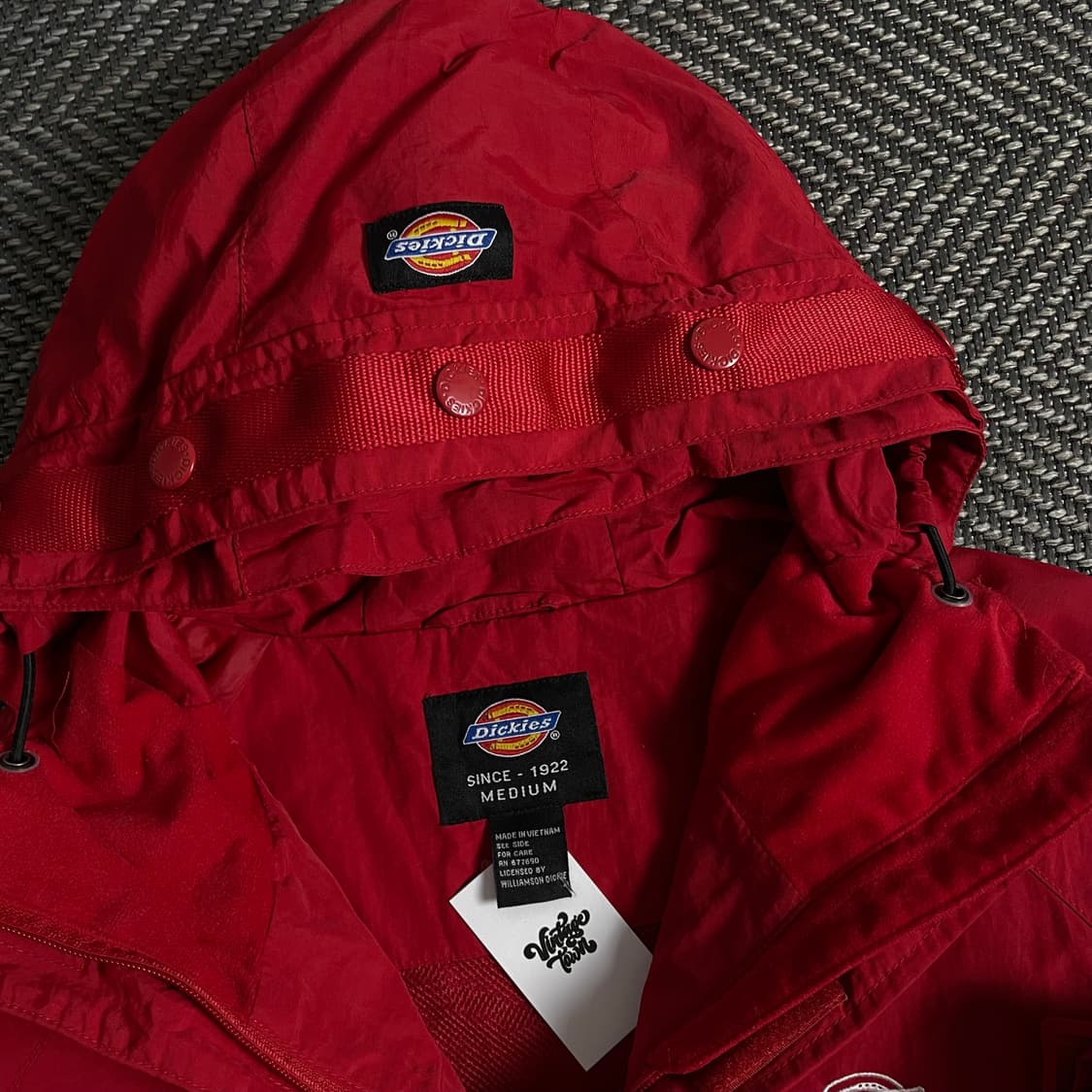 디키즈 USa 올드스쿨 나일론 테크웨어 자켓 레드 y 3688 상품이미지6