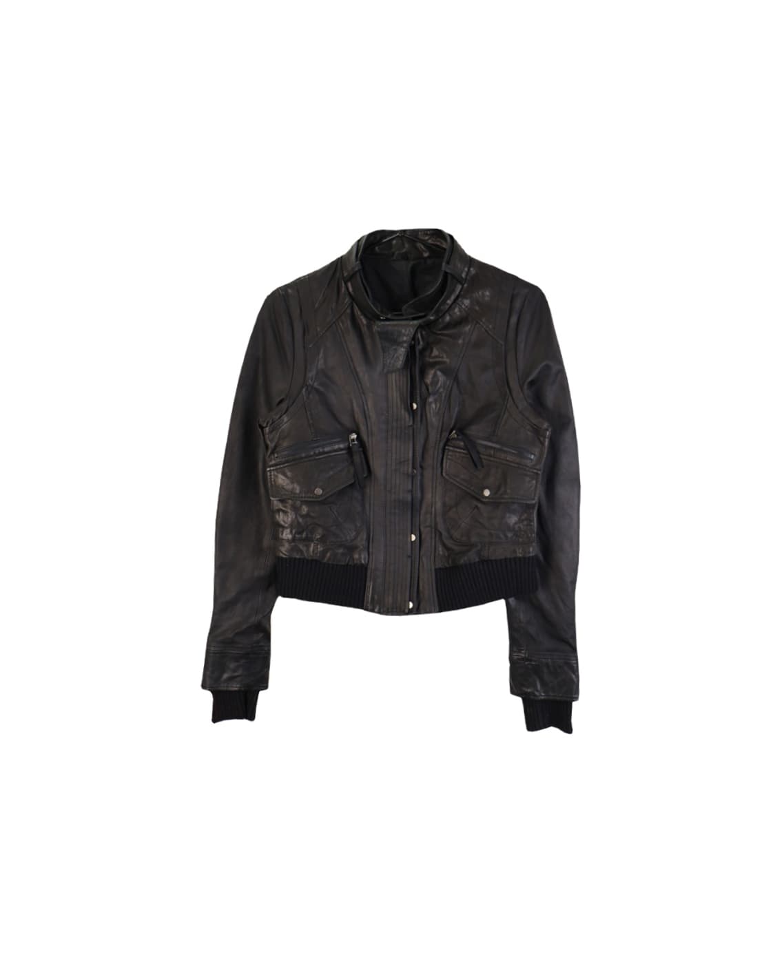 Jpn Black Sheepskin leather jacket 상품이미지5