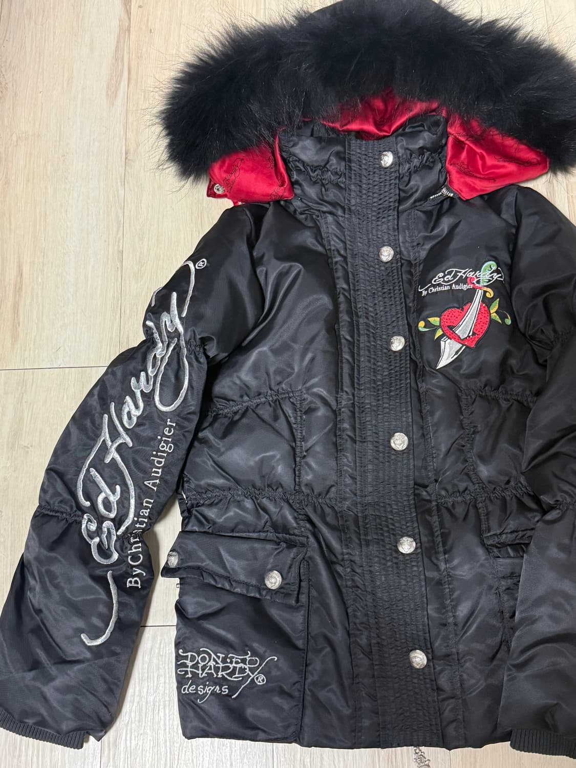 대장) Ed Hardy 에드하디 패딩 점퍼 상품이미지7